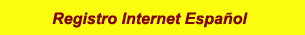 Registro Internet Espaol